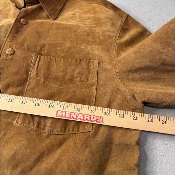 Men's Brown Suede Jacket - Picture 5 of 16